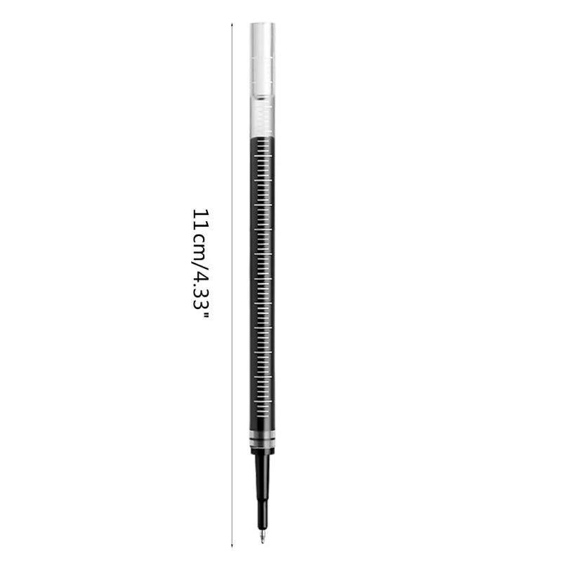 0.5 Rollerball Pen recarga Gel Tintas líquidas Punto pelota Rolling Ball Writing Pen recientes