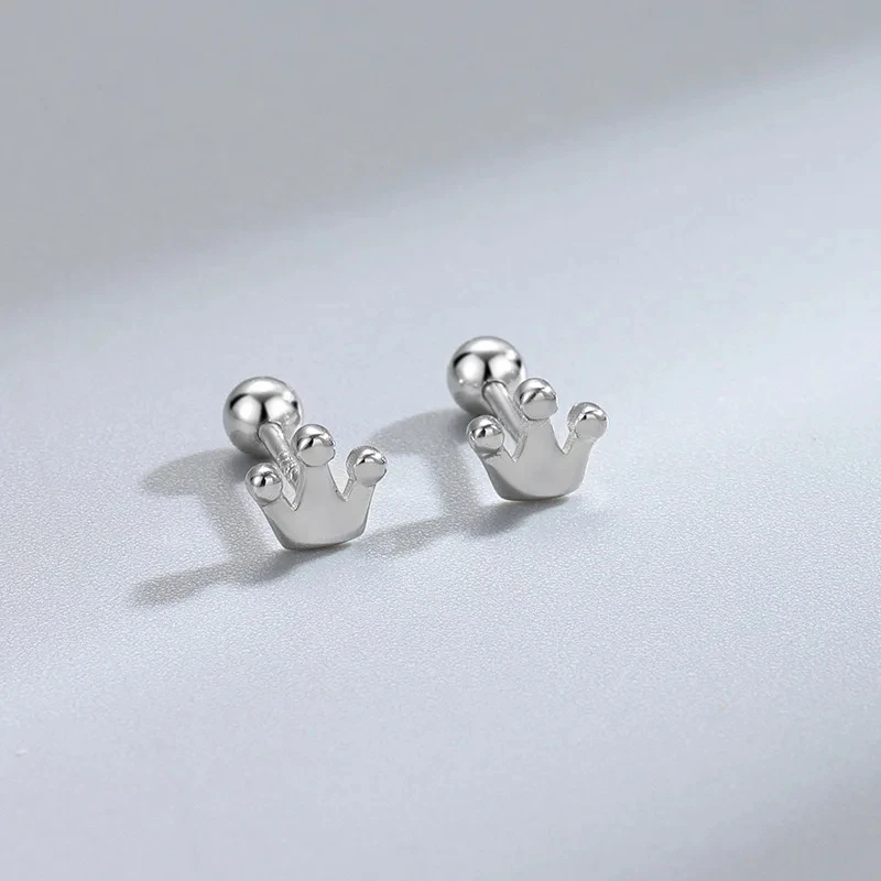 New Charming Multiple Styles Stud Earrings for Women Silver color Daily Wear Ear Girls Fashion Party Gift Piercing Jewelry