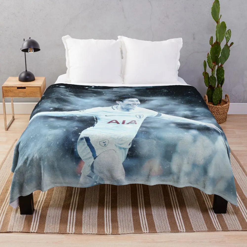 

Son Heung-Min 1-200322 Throw Blanket Custom Blankets Blanket Luxury Decorative Bed Blankets