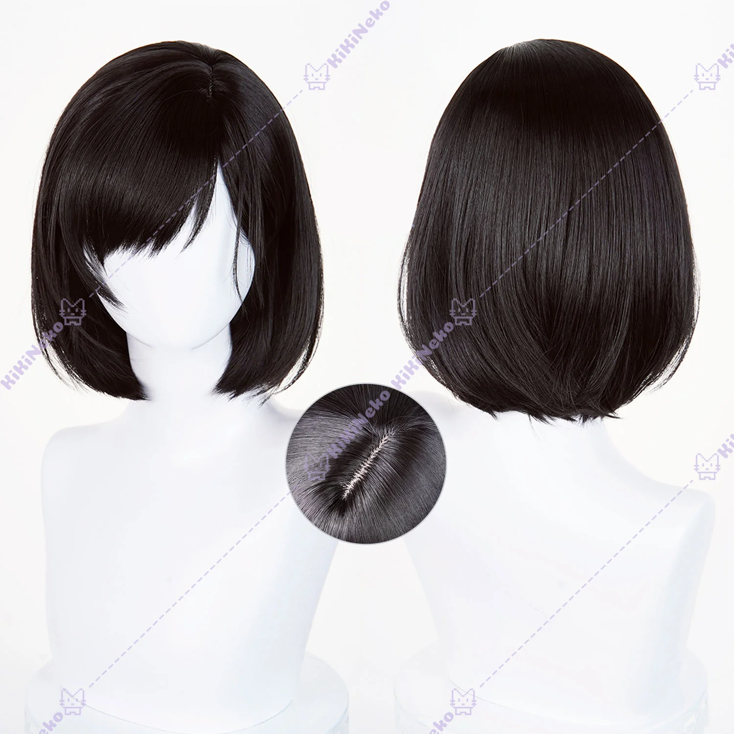 Game Hill Hinako Shimizu Parrucca Cosplay Hinako Parrucca di Capelli Corti Per Ognissanti Comicon Festa di Carnevale Donne Adulte Gioco di Ruolo Puntelli