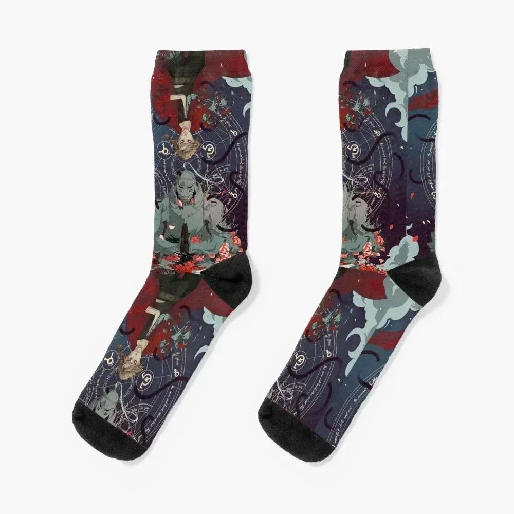 Full Metal Alchemist Socks bright garter ankle Stockings compression Socks For Man Women's