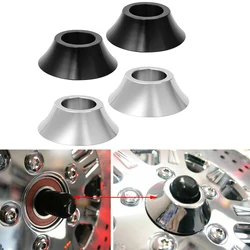 Motorcycle Front 25mm Tapered Axle Wheel Spacers For Harley Touring Bagger CVO Electra Glide Ultra Classic FLHT Road King 08-24