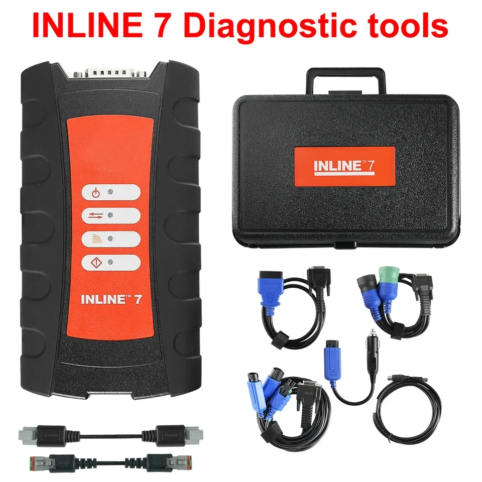 NEW TEST CABLE INLINE 7 Data Link Adapter Heavy Duty Truck Diagnostic Tool for Cummins Insite8.7 Pro Use Simple Direct