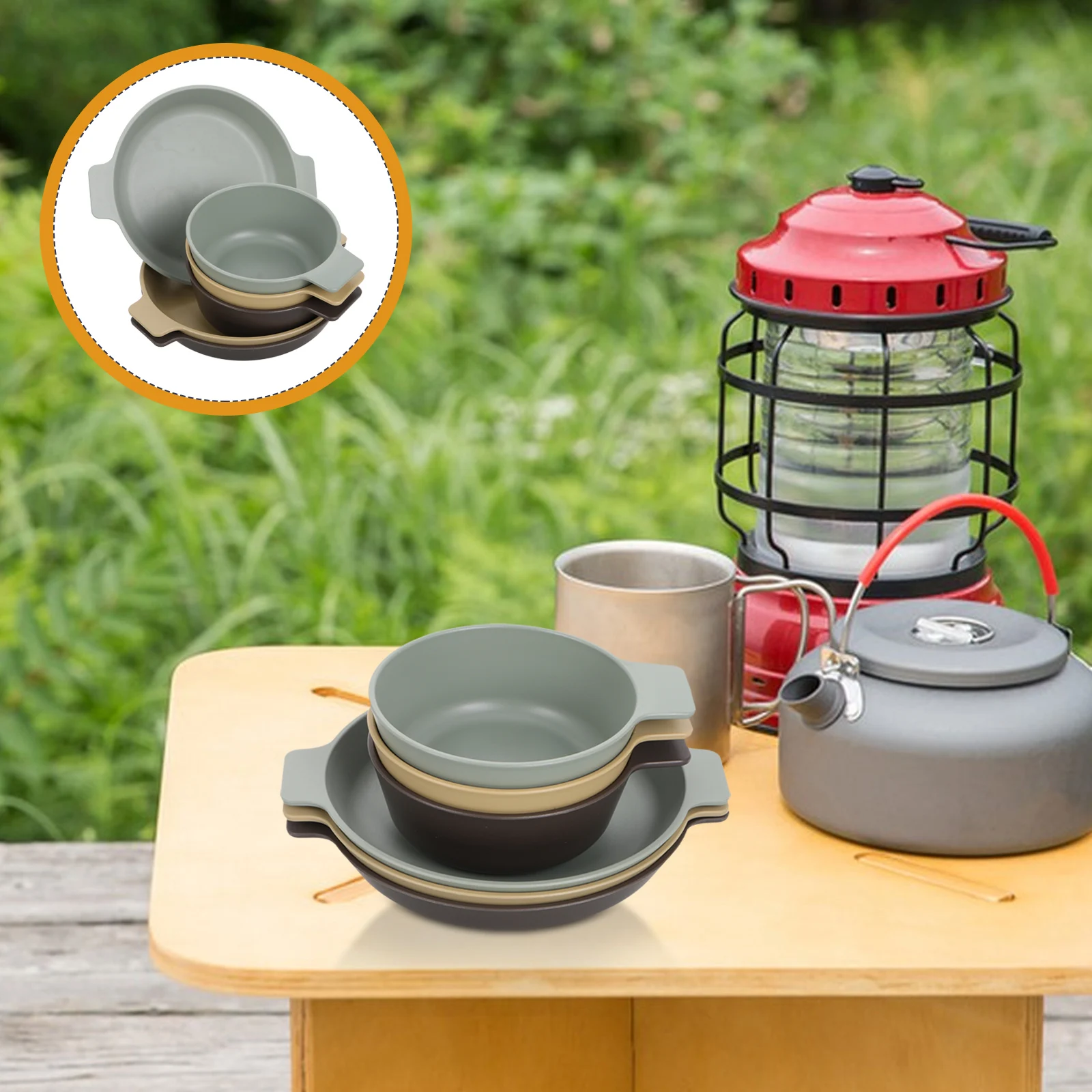 

Outdoor Portable Tableware Dinner Dish Party Plate Appetizer Kitchen and Bowls Serving Dessert Fruits Salad Dishes