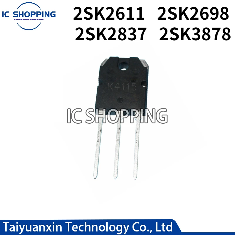 50PCS 2SK2611 2SK2698 2SK2837 2SK3878 TO-247 K2611 K2698 K2837 K3878 MOS Field Effect Tube Transistor TO247 IC New