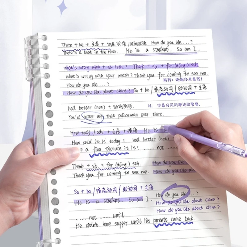 4Pcs Lose Blatt Notebook 26 Loch Bindemittel Notebook Nachfüllbare Bindemittel Notebook Dropshipping