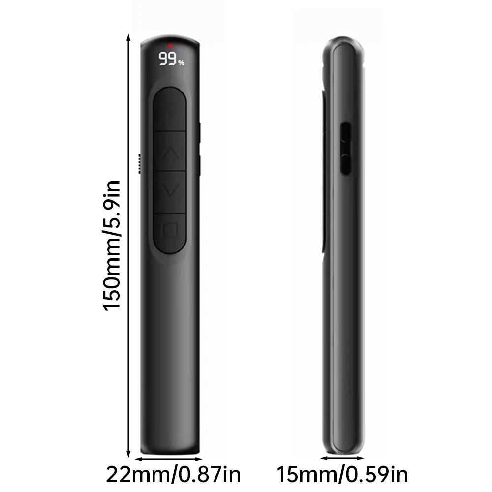 S12 Wireless Presenter Remote Control Pen USB Projector Page Turning Pen For PPT Powerpoint Presentation Pointer Slide Advancer