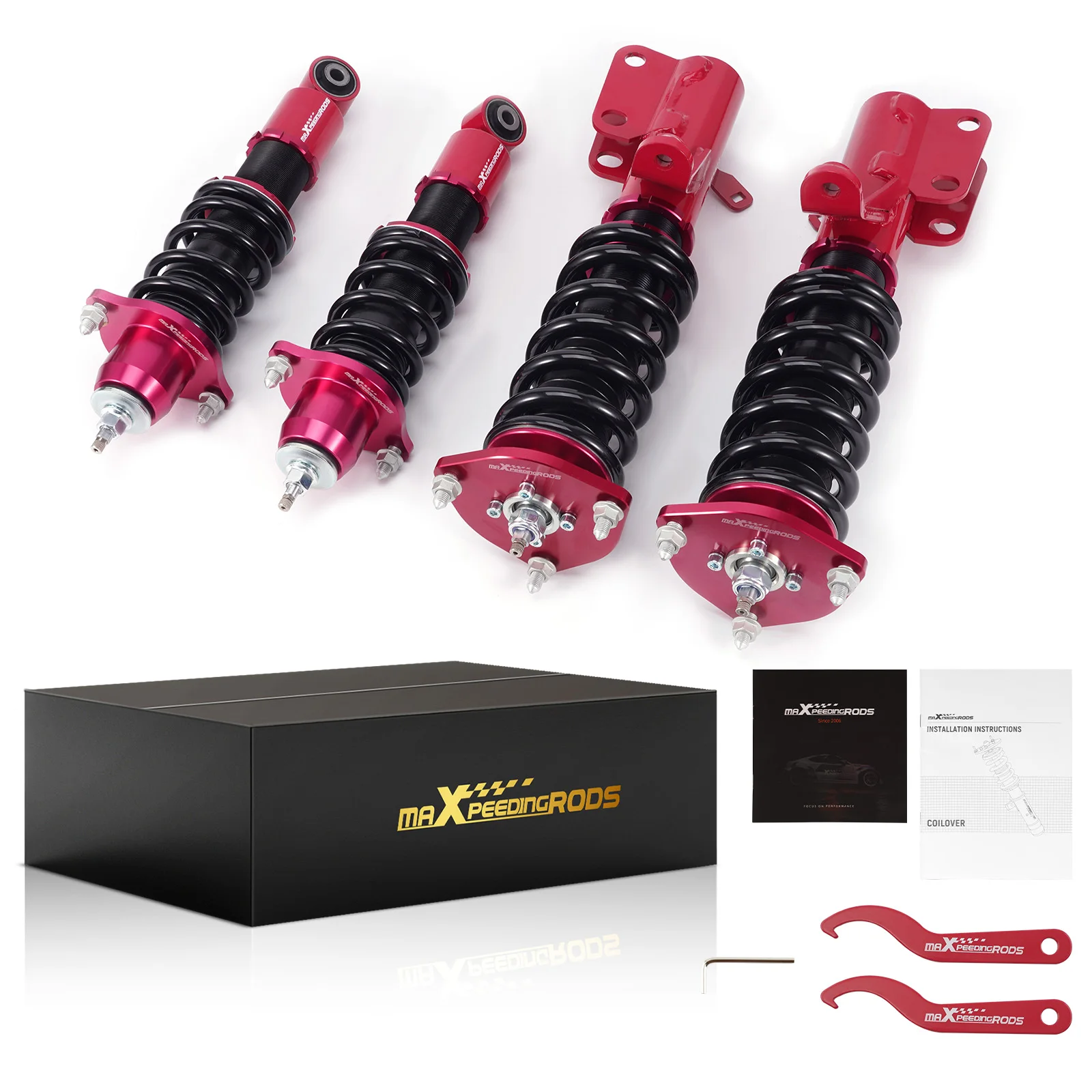 

Coilovers 24-позиционный комплект регулируемого опускания демпфера для Honda Civic 2001-2005 гг.