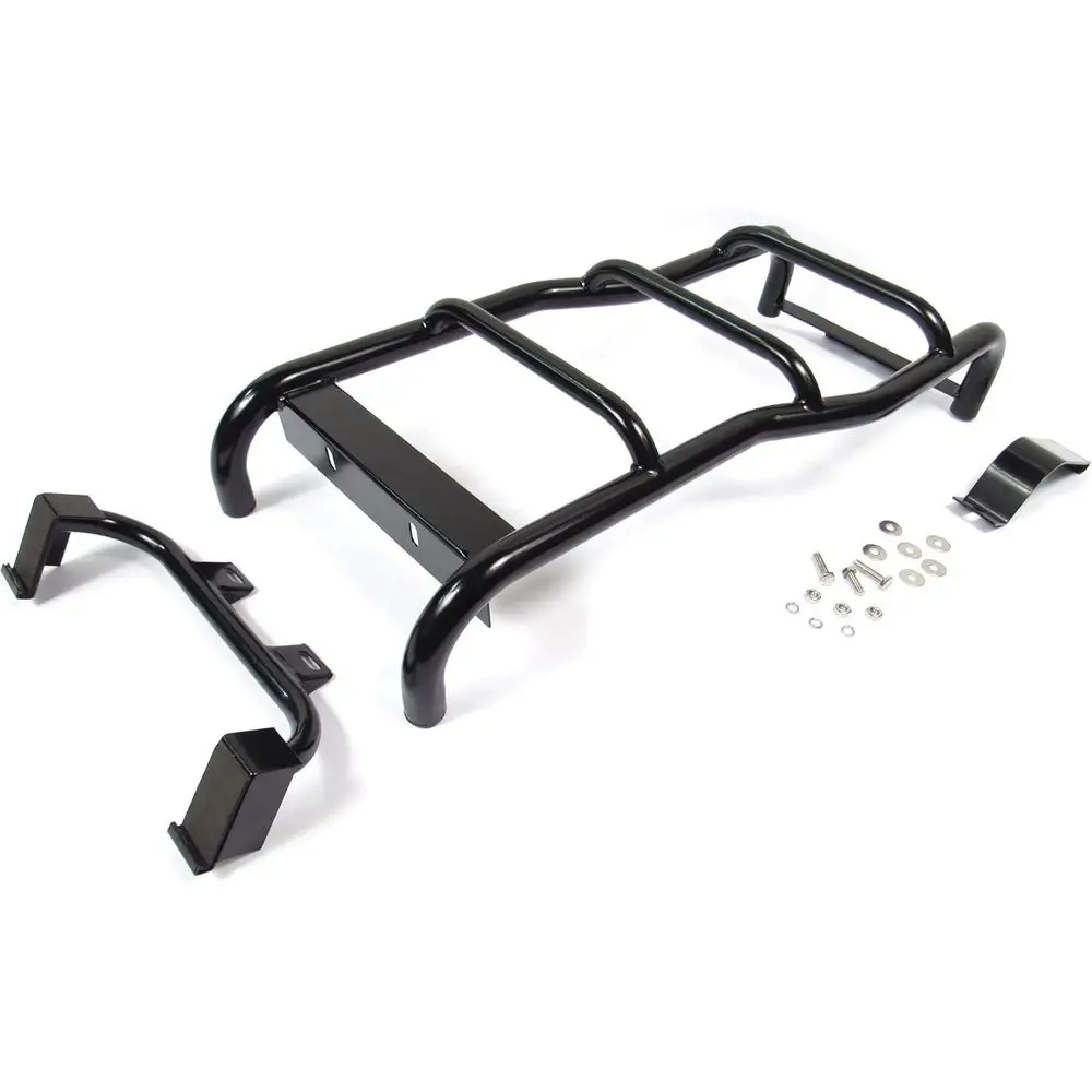 Rear Roof Rack Ladder, Black Powder Coated Steel, Compatible with Land Rover LR3 & LR4