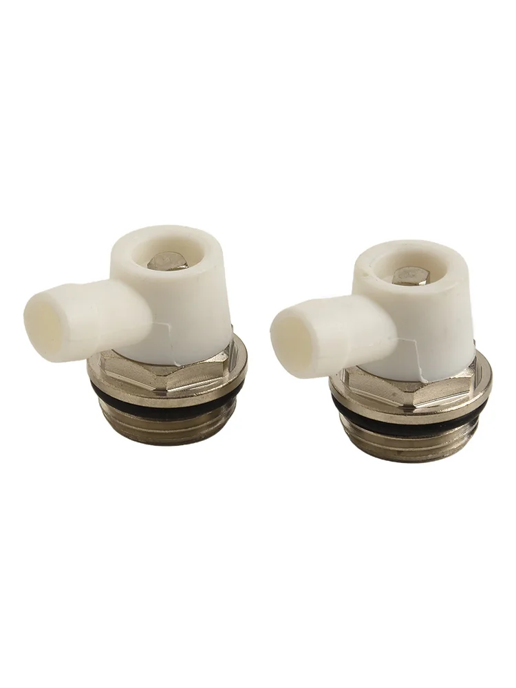 Drain Outlet Radiator Vent Valve Home Maintenance Heating System Repair Corrosion-resistant Nickel Plated Reliable Performance