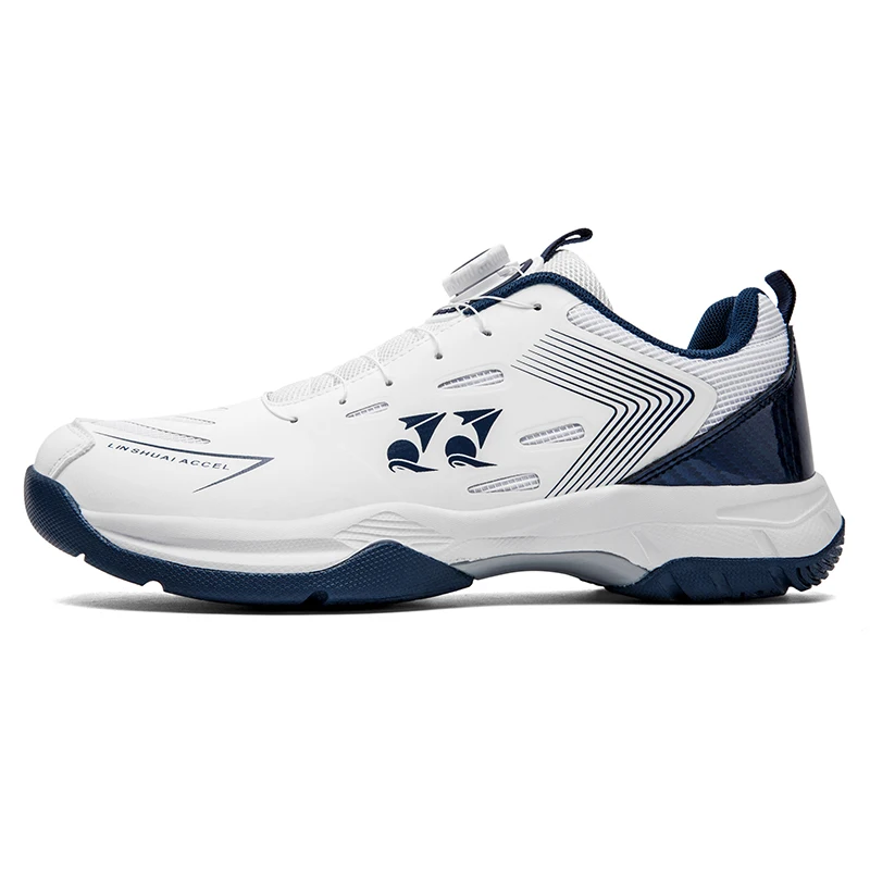 

Новые осенние и зимние туфли для бадминтона с поворотной пряжкой для мужчин и женщин, амортизирующие, легкие, повседневные спортивные кроссовки