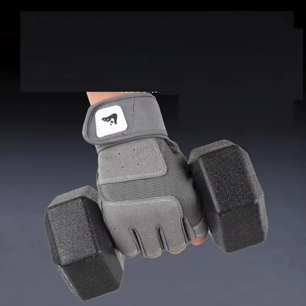 

Wear-Resistant Motorcycle Gloves Vintage Goatskin Leather Racing Gloves Fingerless Anti-Slip Half Finger Gloves Outdoor Sport