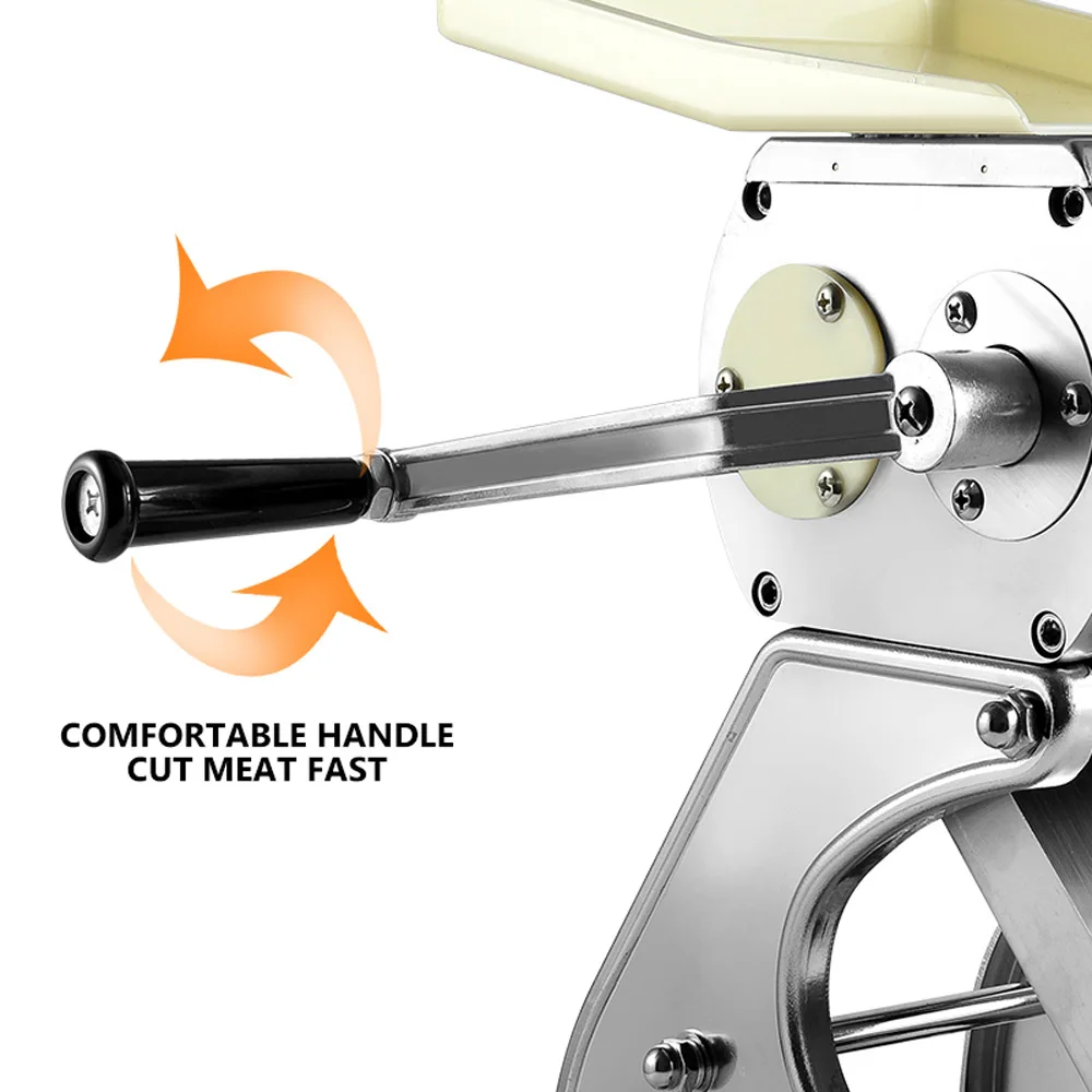 Commercial Meat Grinder Slicer Stainless Steel Manual Meat Grinder Shredder Household Pork Meat Sliced Vegetable Cutter