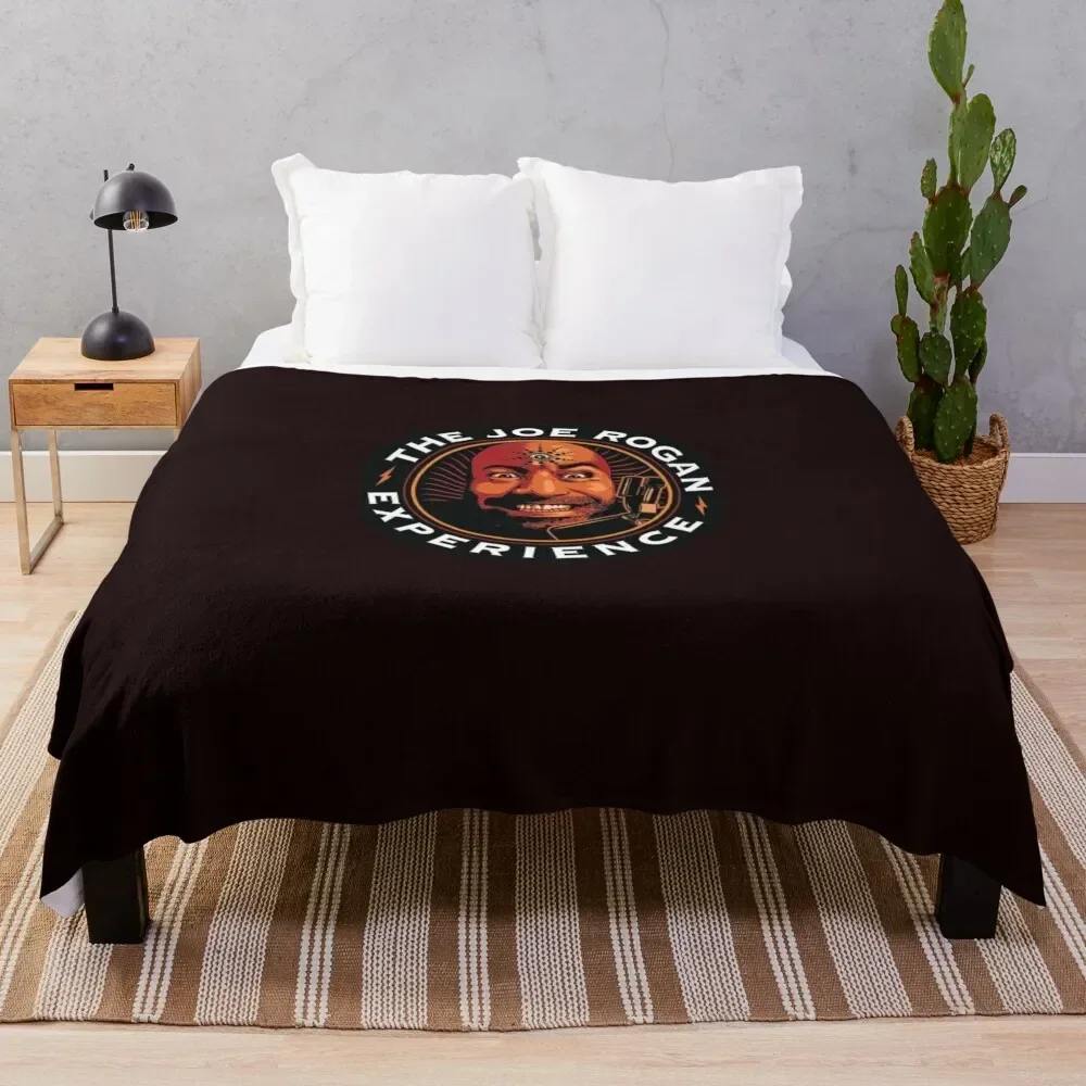 JRE Joe Rogan Experience Podcast Logo Classic Throw Blanket warm winter Soft Plaid for sofa Plaid Blankets