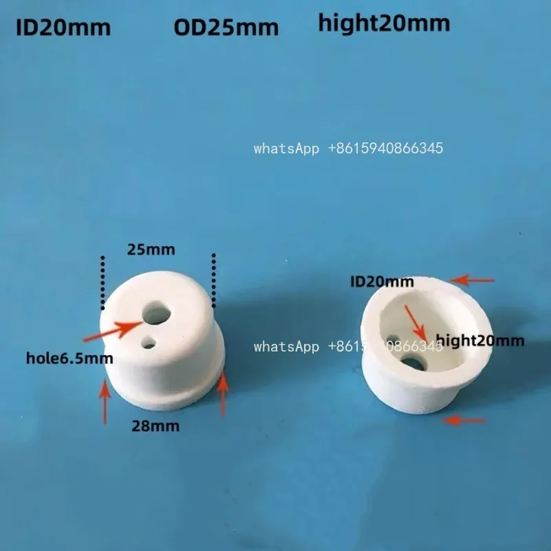 ceramic insulating beads ceramic sleeve T-casing Electric heating tube High temperature insulating ceramic plug