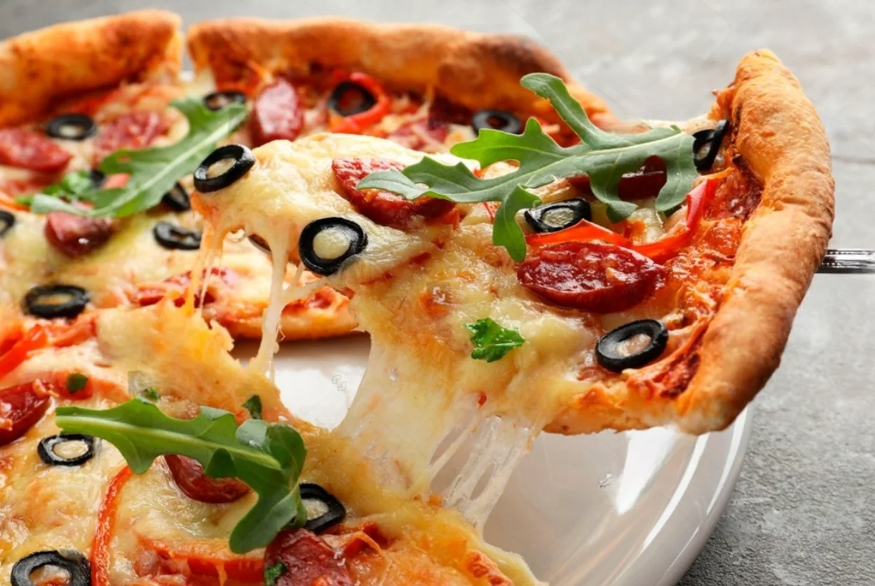 Custom Size 3D Mural Wallpaper Pizza Shop Personality Wall Painting for Restaurant Cafe Background Decoration 3d wallpaper