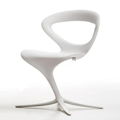 

Italian Outdoor Frp Special-Shaped Single Backrest Leisure Chair Nordic Light