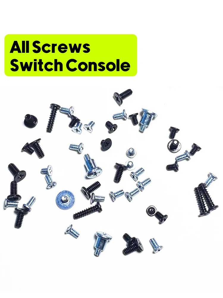 All Replacement Screws for Nintendo Switch OLED/Switch Console,Joy-Con Grips Gamepads Screws,Switch Slide Repair Screws