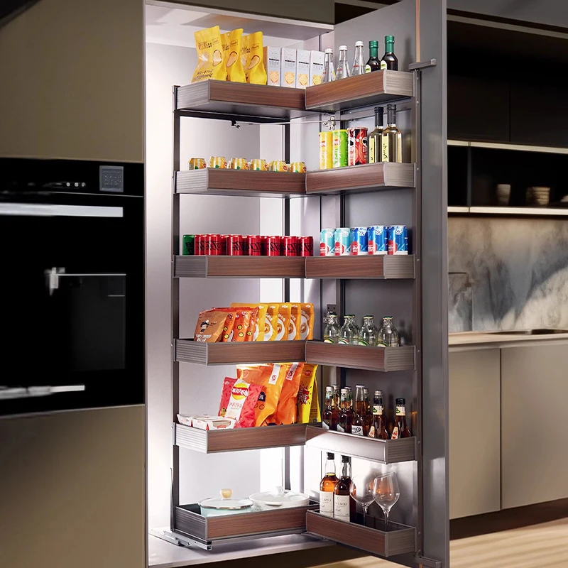 Tall Unit Pull Out Basket Pull Out Kitchen Cabinet Storage Accessories Pantry Unit For Kitchen Storage Larder Basket