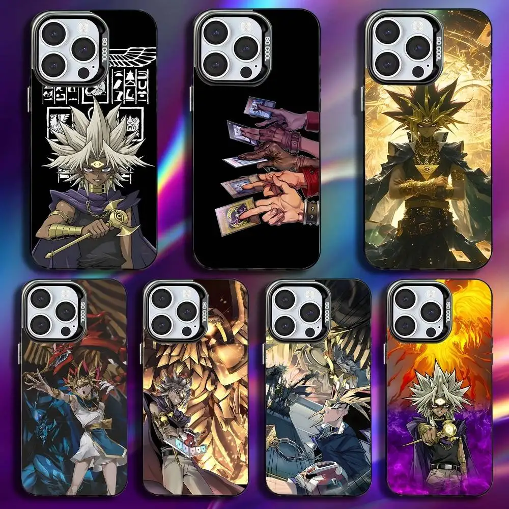 

Game Yu-Gi-Oh Comic Phone Case For iPhone 16,15,14,13,12,11,Pro,Max,Plus,Mini,XS,SE Anti Fall Black Matte Hard Bumper