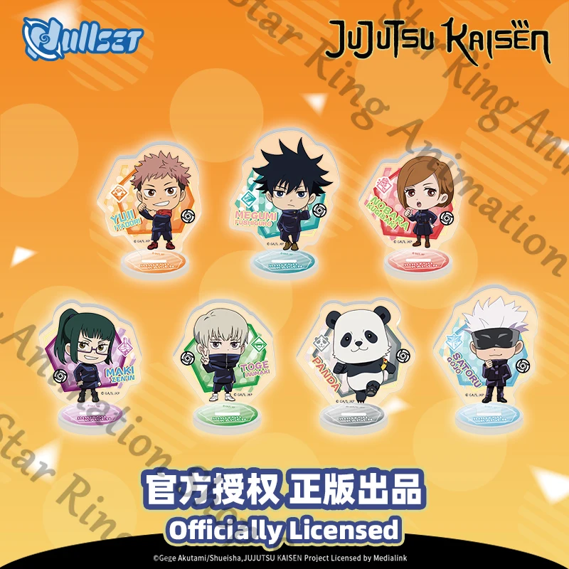 

Genuine Jujutsu Kaisen Satoru Gojo Q version Anime Standing Sign Signboard Acrylic Random Cospaly Cartoon Gift