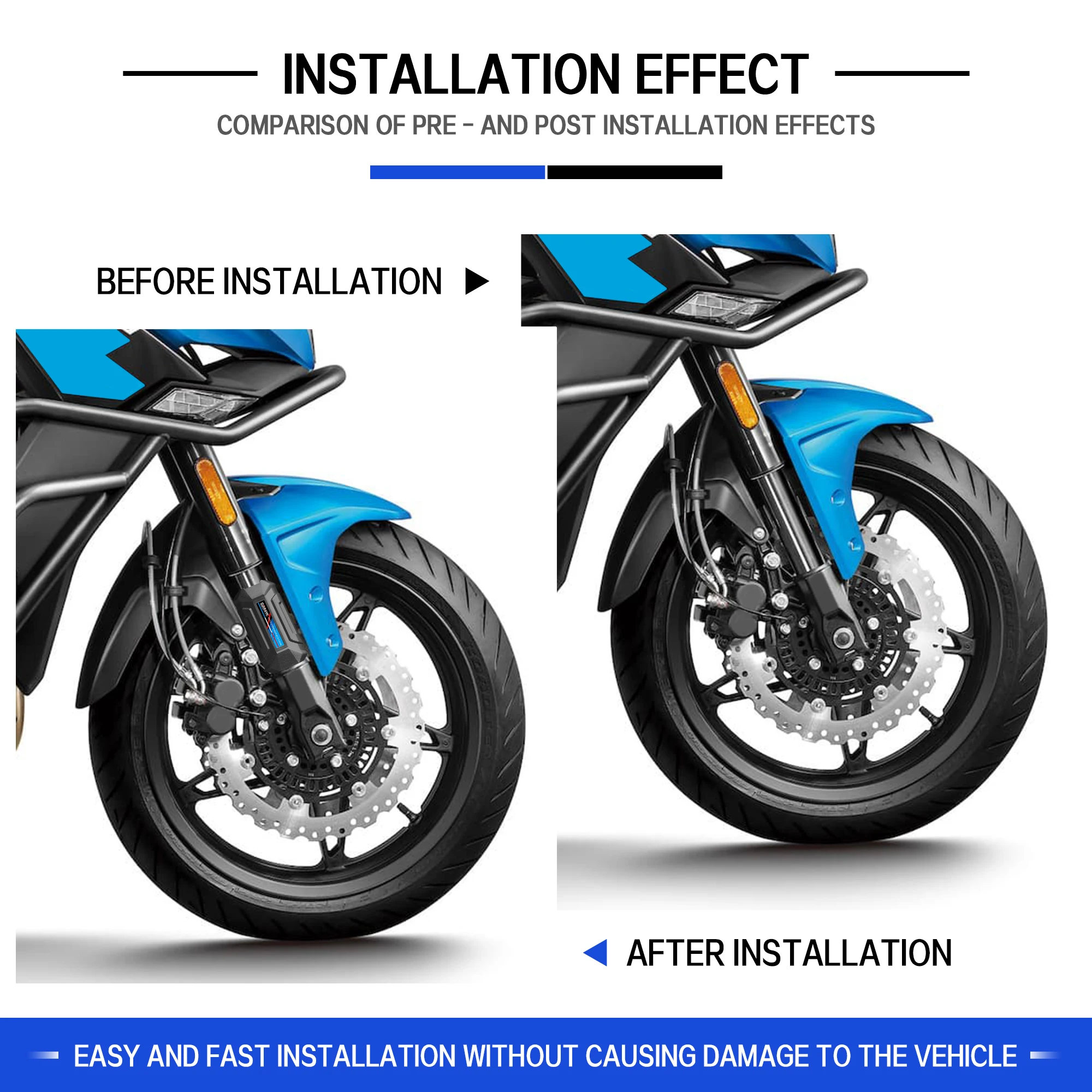 For CFMOTO 650MT 650 MT 650mt Motorcycle 650 mt Front Fork Guard Shock Absorbing Protective Shell Cover