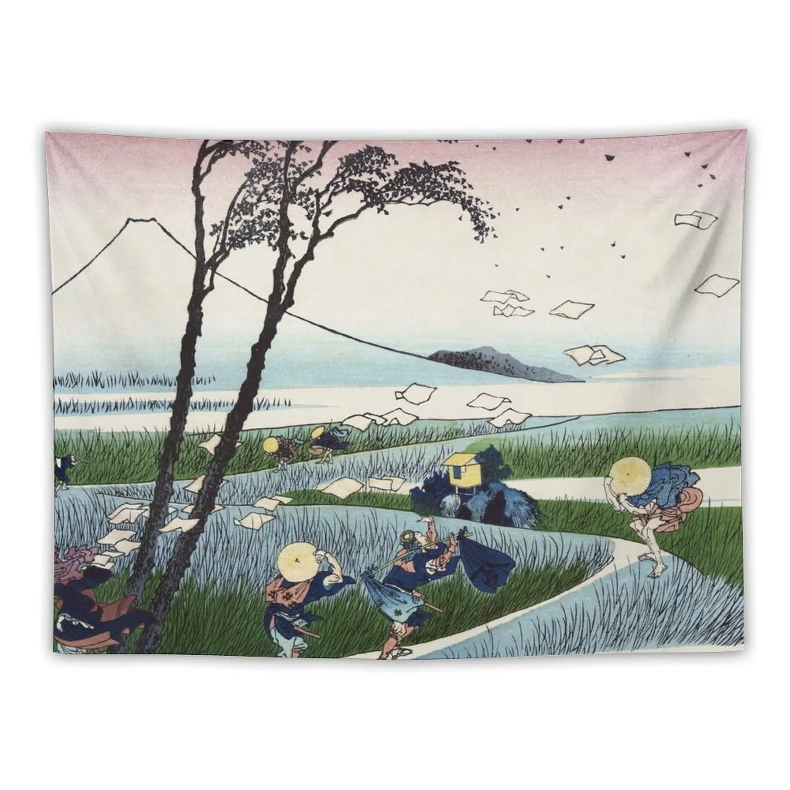 

Ejiri in Suruga Province by Katsushika Hokusai Tapestry Bedrooms Decorations Wall Decor Hanging Tapestry