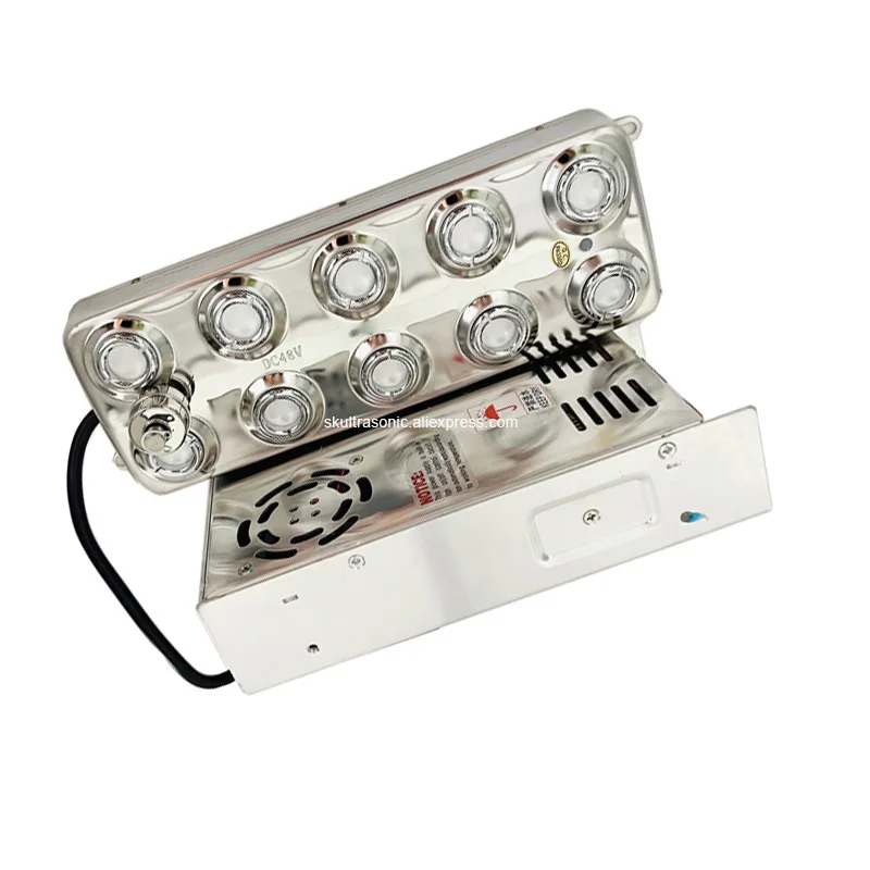 Ultrasonic Incubator Mist Maker Ultrasonic Humidifier 10Head Ultrasonic Fogger For Mushroom Growing