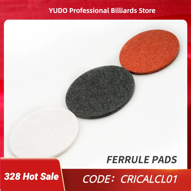 Fiber Tip Pads Paper Micarta Ferrule Pad Clear Ferrule Protector 14mm 14.8mm 16mm For Pool Cue Break Jump Cue Billiard Accessory