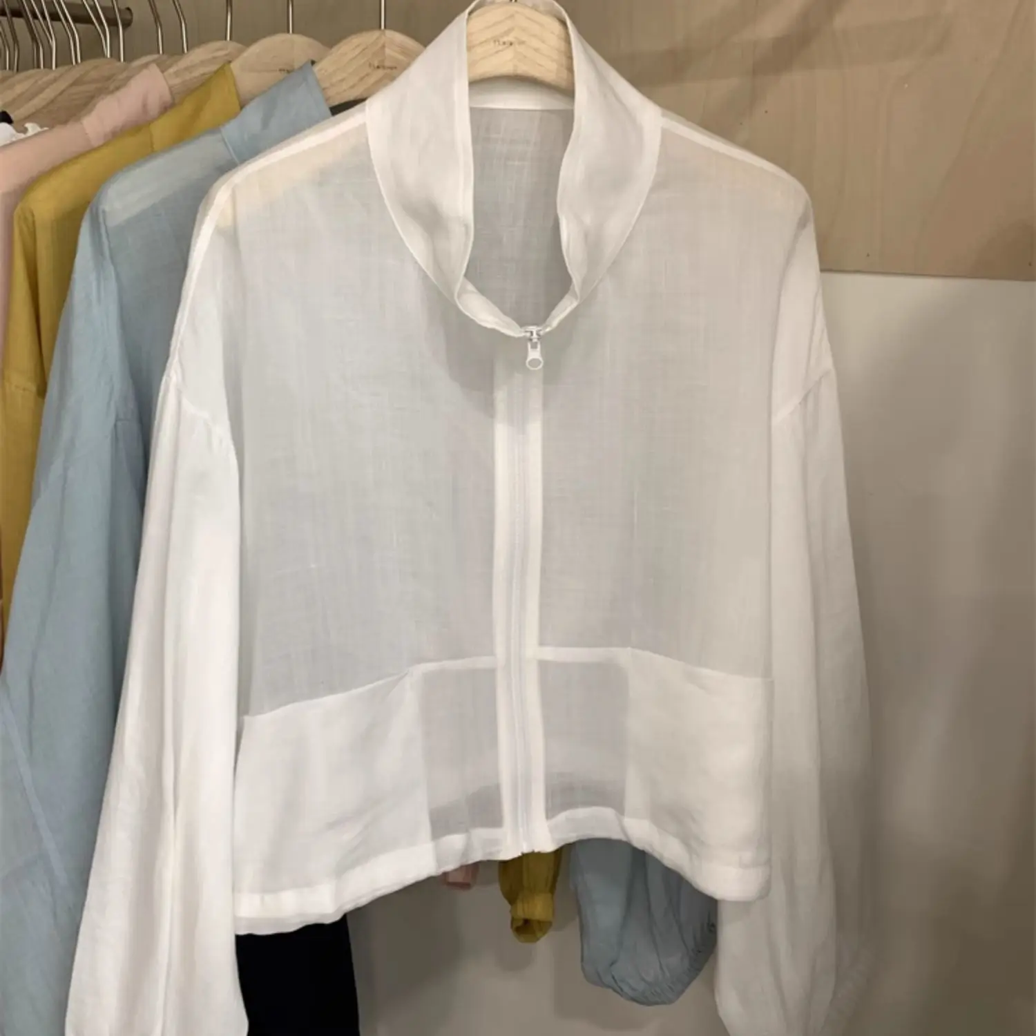 

Солнцезащитная одежда для женщин, тонкий стиль, весна-лето 202, новый повседневный универсальный топ с короткими рукавами