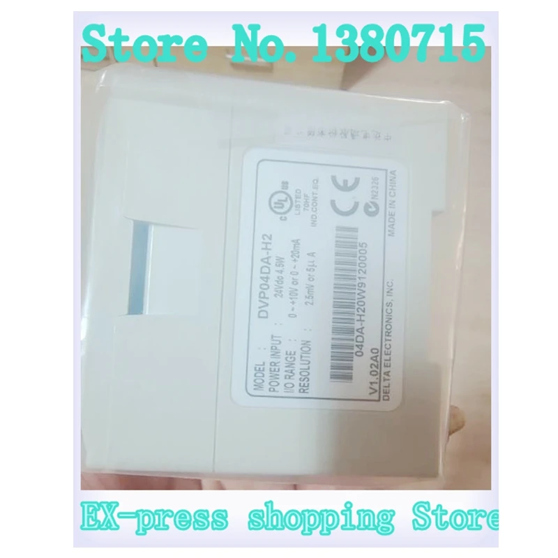 

Новый оригинальный аналоговый модуль ПЛК DVP04DA-H2 EH2 серии 24 В постоянного тока 4AO