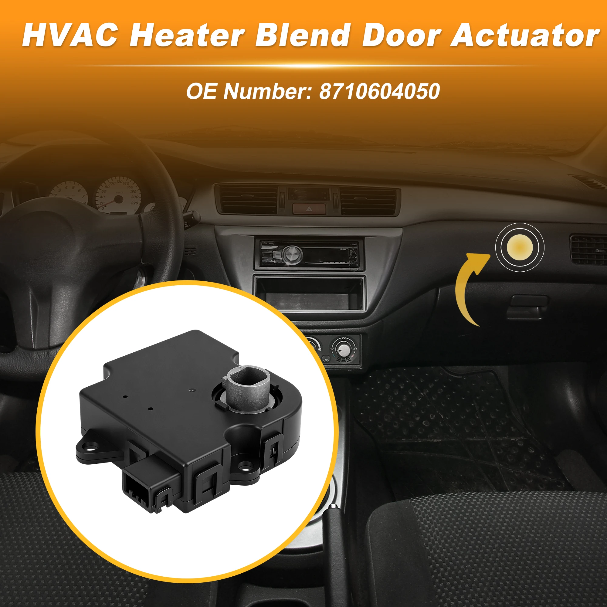 

Привод заслонки смешивания воздуха UXCELL HVAC для Toyota Tacoma 2005-2015 73604/8710604050
