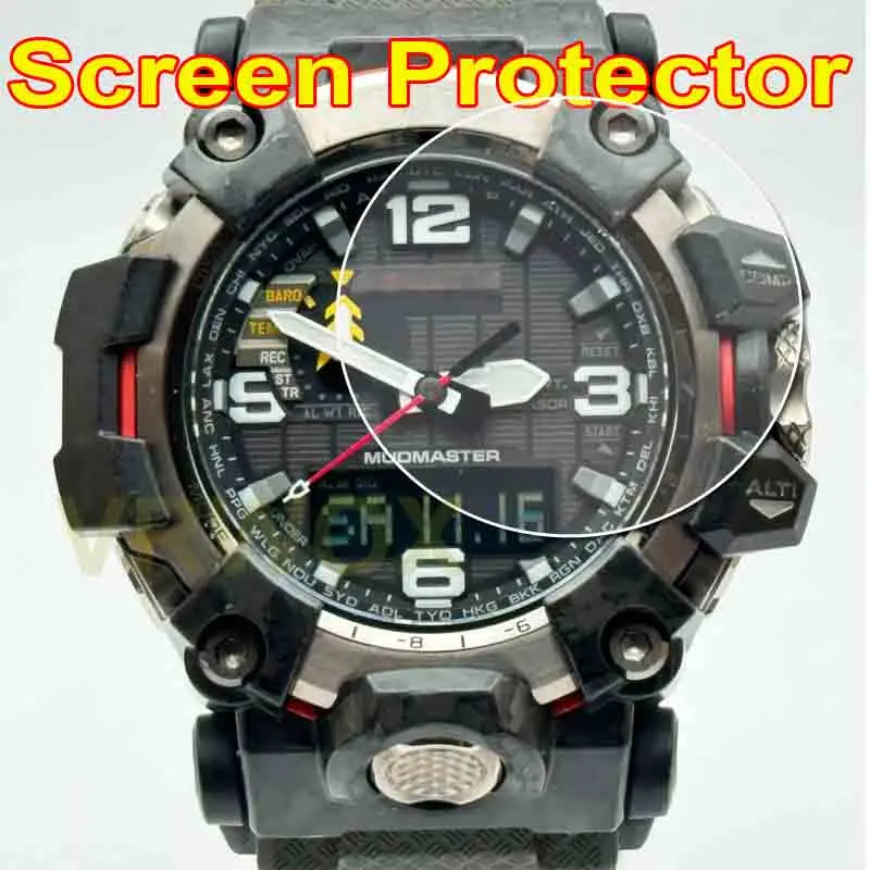 2PCS/3pc Suitable for  PRT-B70 PRT-B50 GA-2100 GA-2000 GA-2110 GA-B2100 GM-2100 GST-B100 GST-B200  round watch screen protector