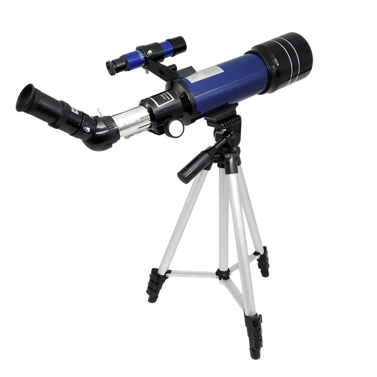 Telescopio profesional, refractor de longitud Focal 360, telescopio astronómico 70360, observación de la luna al aire libre, objetivo de 70mm