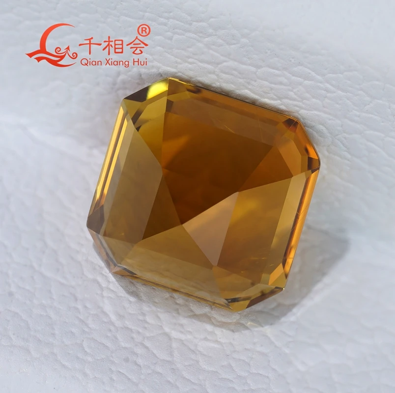 1.19ct Octagonal shape Natural Rubellite Tourmaline Vivid Yellow color stone Decoration Gifts Loose Gemstone GRC certificated