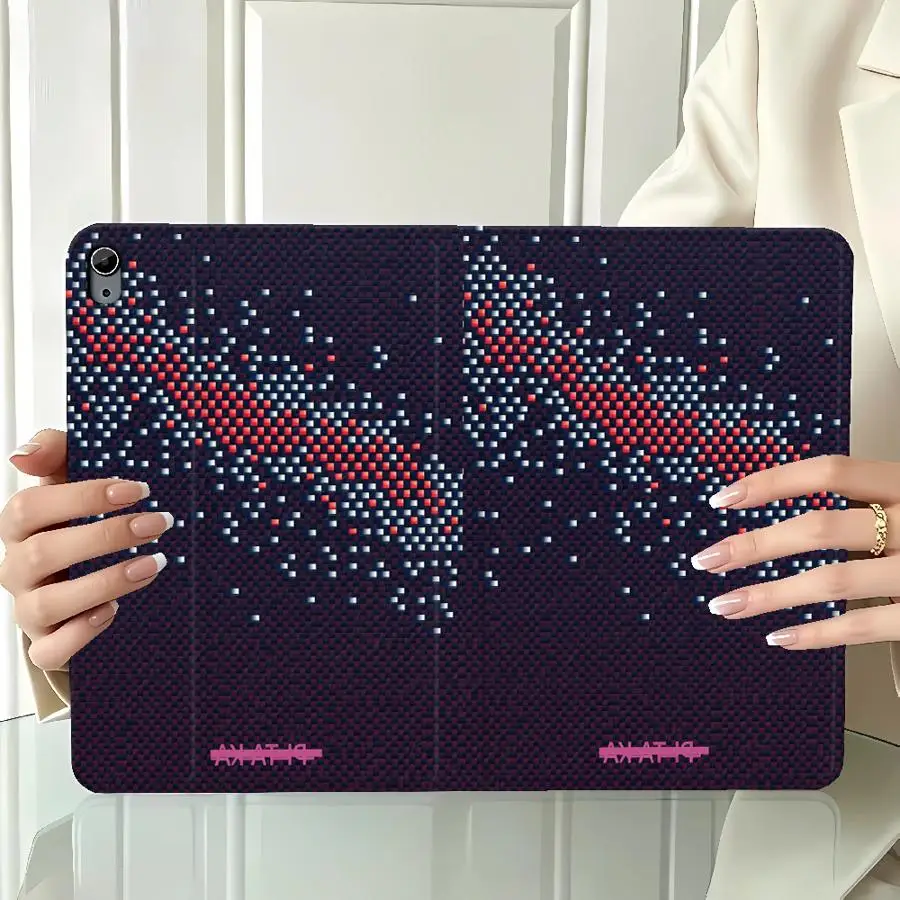 Particle Wave Pattern Case for Xiaomi Pad 5 6 7 8 Pro Redmi Pad SE K Pad 8.8 9.7 12.4 Inch Pad 6s Pro 7 Ultra with Pencil Slot
