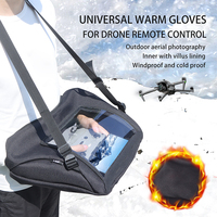 Warm Gloves Winter Waterproof Anti-wind Remote Controller Sleeve For DJI Mavic 3/2/Air 3/2S/Mini 3/4pro Outdoor Flight Accessory