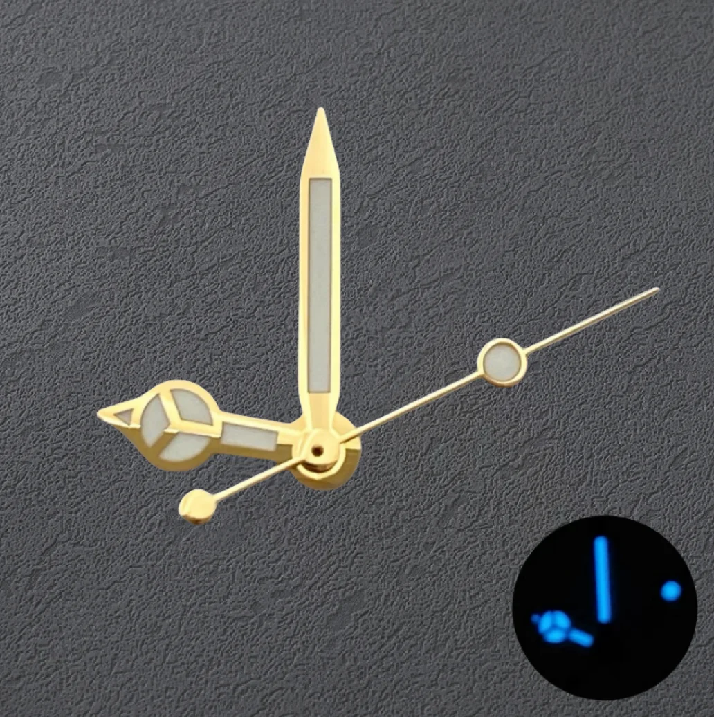 Светящиеся стрелки Parilk, сине-зеленые для Rolxres Submarine Seko NH35 NH36 NH38 NH70/4R/7S, аксессуары для часов с автоматическим механизмом