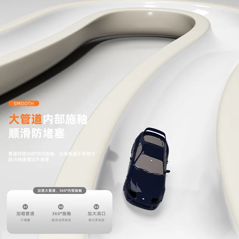 Household Flushing Mute Ordinary Toilet Small Apartment Toilet Super Swirl Siphon Water-saving One-piece Self-cleaning Glaze Toi