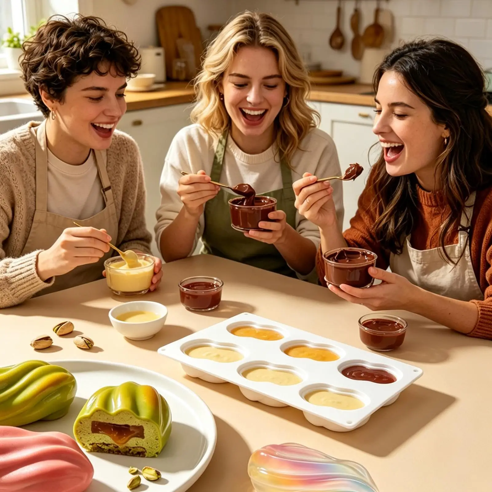 Moldes para hornear con forma de nuez 3D, molde para postres con 6 cavidades, moldes para chocolate para el hogar, cocina, repostería, panadería, restaurante, cafetería