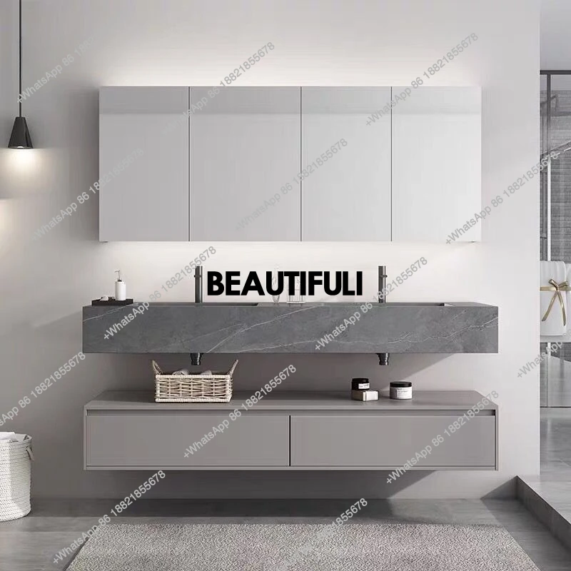 Luxury Bathroom Cabinet Storage Mirror  Vanity   sink  cabinet bathroom vanity cabinet with sink
