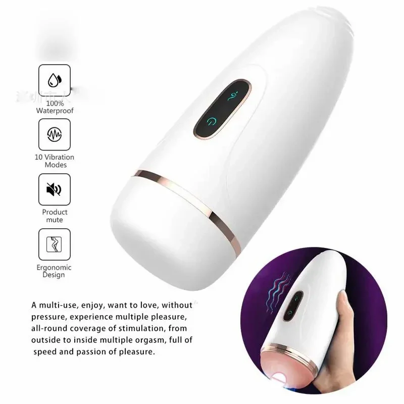 Pusy Real Men's Goods Penianana Vajina Rechargeable Erortcznee Sucking Toys For Men Vagina For Men Electric Women Vibrator