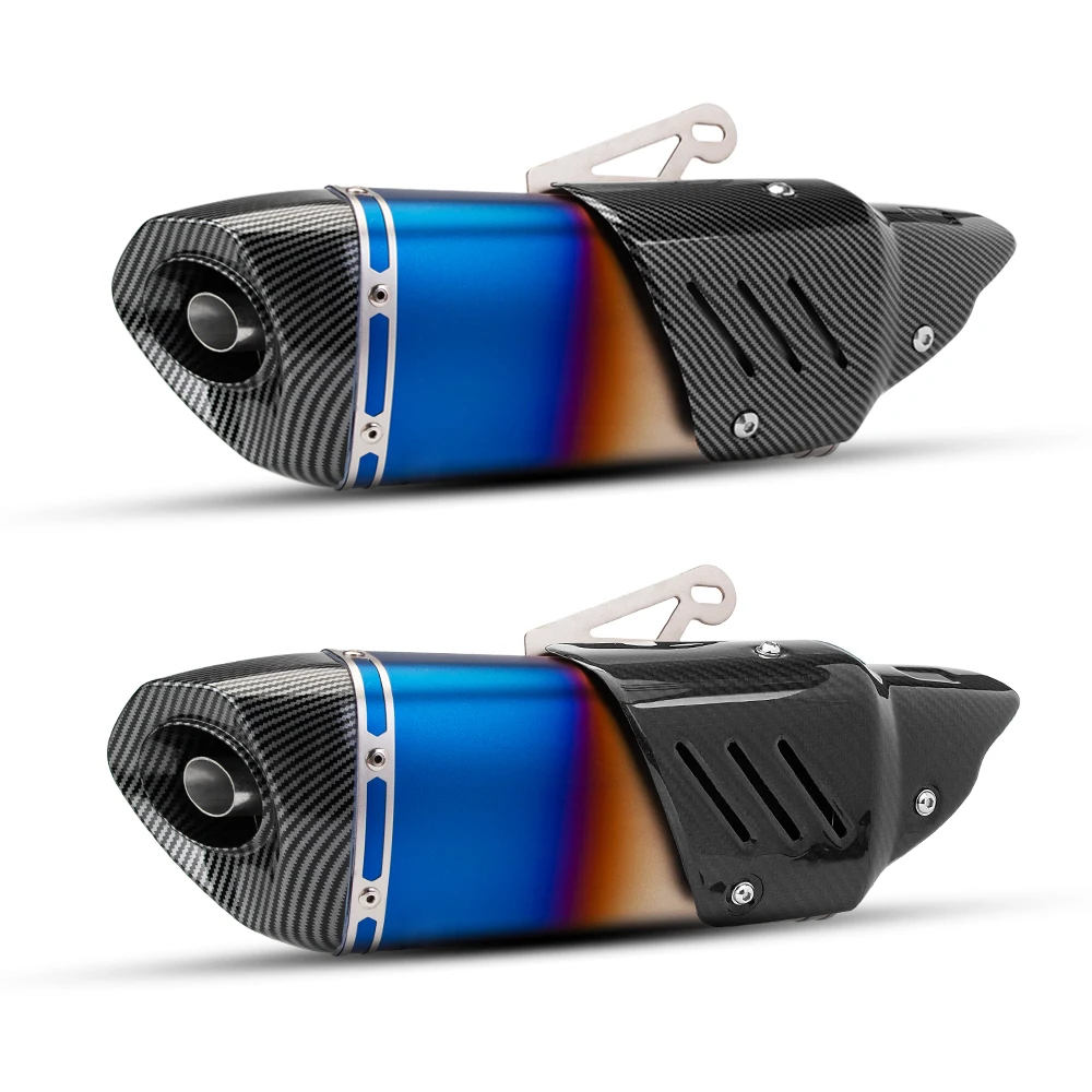 

Intelligent Library 51mm Universal Carbon Fiber Insulated Motorcycle Exhaust Muffler New Condition For R1 R3 R6 Ninja400 250 R15