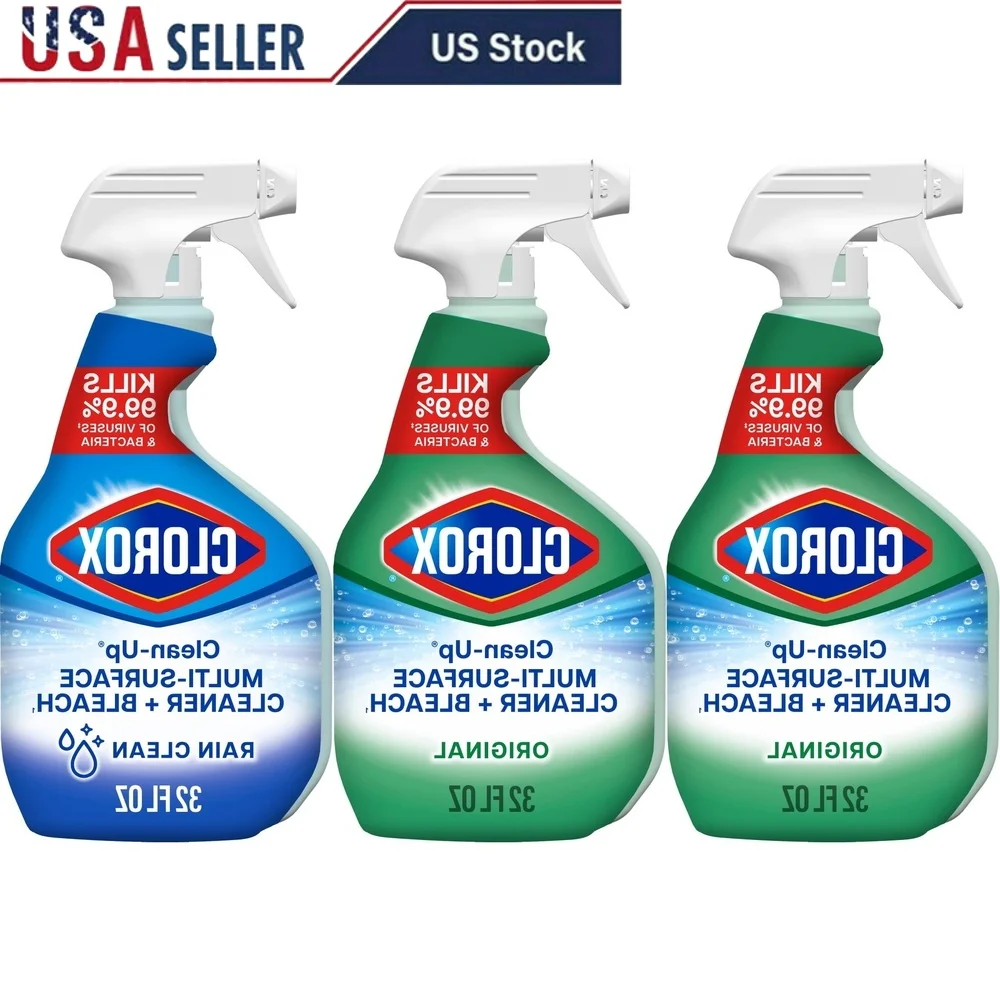All Purpose Disinfecting Spray Cleaner Bleach Stain Removal Multi-Surface Cleaner Kills COVID-19 3 Pack Smart Tube Technology