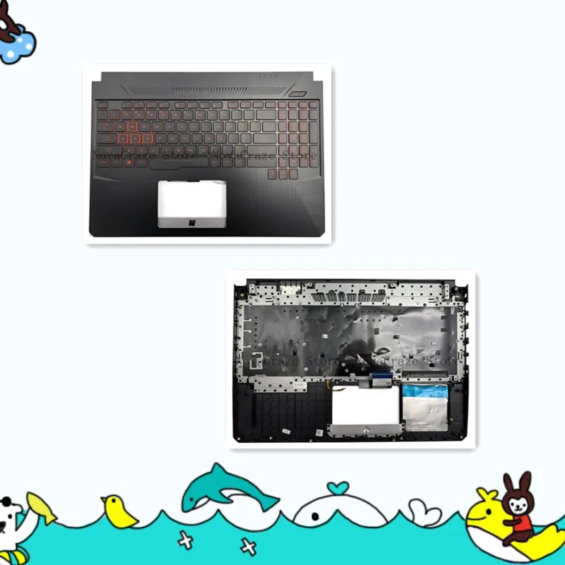 

13NR0051AP0211 Новый для TUF Gaming FX505 FX505D FX86 FX86G Упор для рук с клавиатурой с подсветкой 15,6