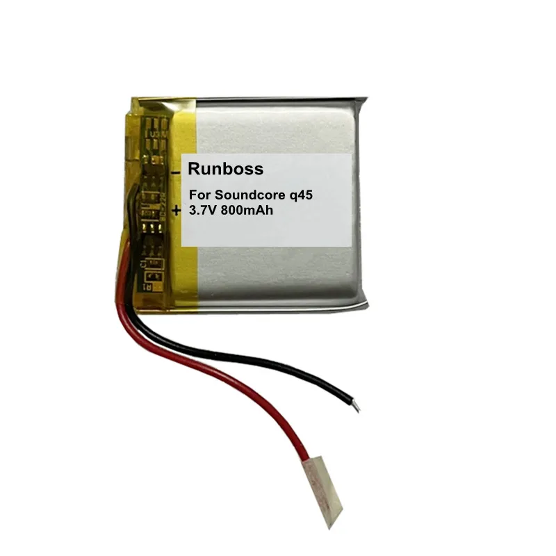Battery for Soundcore Q45 Wireless Bluetooth Headphones 800mAh 3.7V Polymer Lithium Rechargeable Batteries