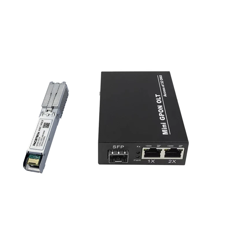 Portable Mini  STICK Single Port 1 GPON Port 2*GE Ports Uplink Portable Fiber Optic Equipment Use for FTTH  Fiber Optic
