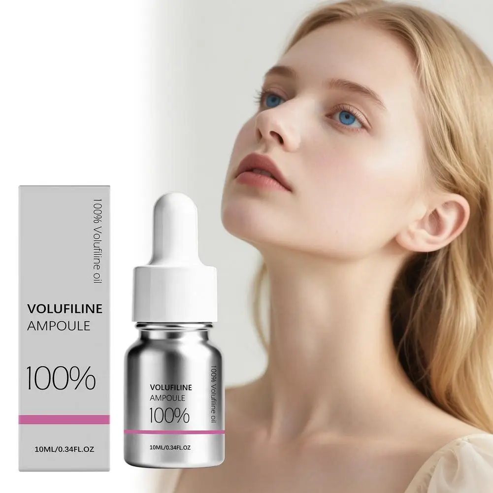 100% Volufiline Ampoule Serum 10ml Plumping Firming Moisturizing Serum Deeply Hydrates Improves Fine Lines Refreshes Non-sticky