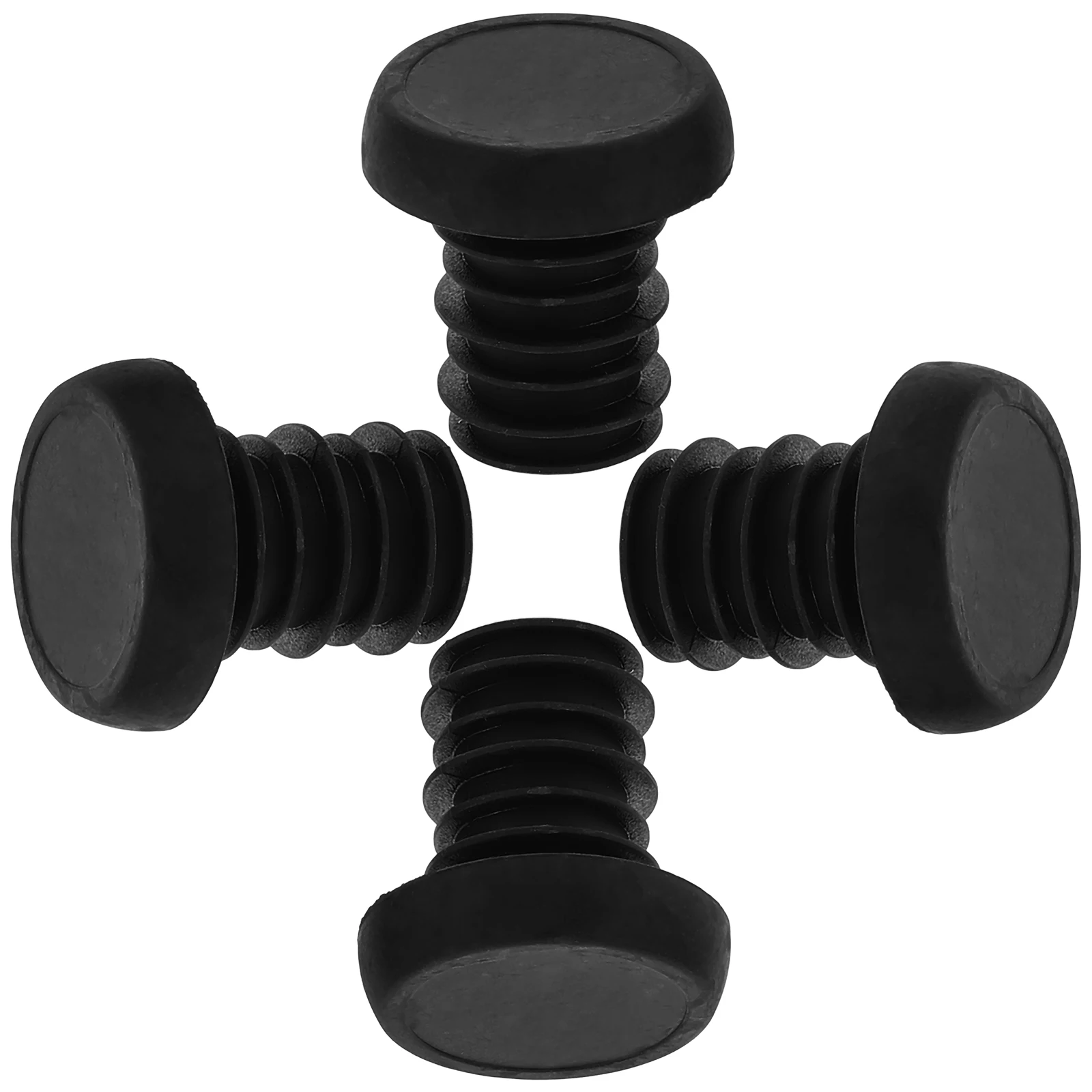 

4pcs Bicycle Bar End Caps Handlebar Plugs For Mountain Bike Road Cycling Universal Fit Lightweight Secure Lock Compatible With