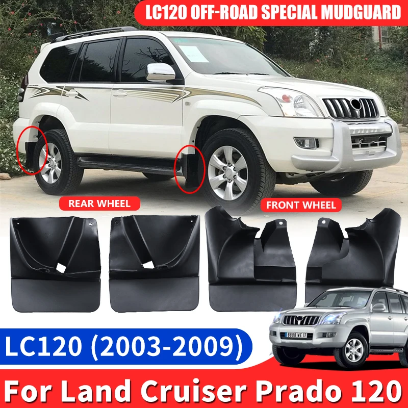 Front Rear Fender For Toyota Land Cruiser Prado Lc120 120 Car Accessories 2003 2004 2005 2006 2007 2008 2009 Fender Modification